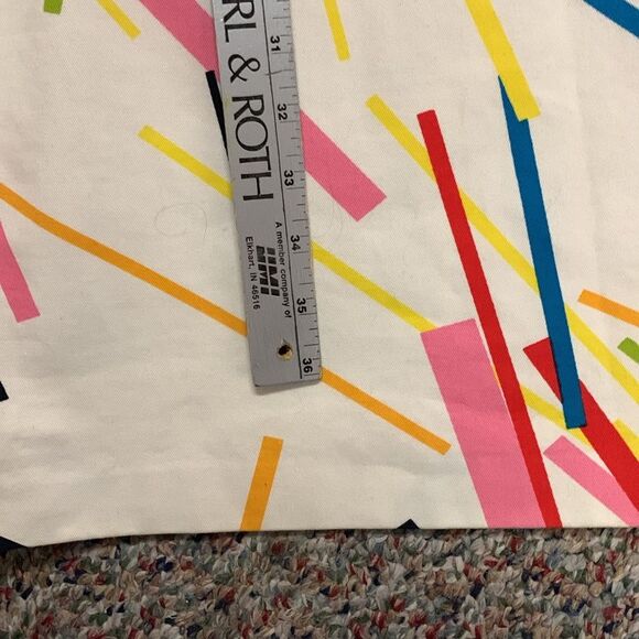 David Meister White Matchstick Print Cotton Sleeveless Sheath Dress Size 2 - Picture 11 of 11